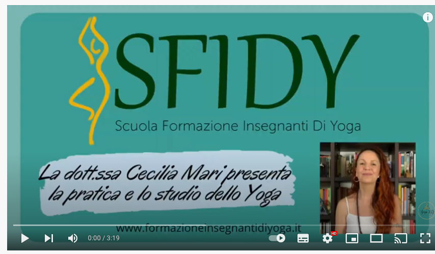 SFIDY III – Studio e pratica Yoga nel percorso della scuola